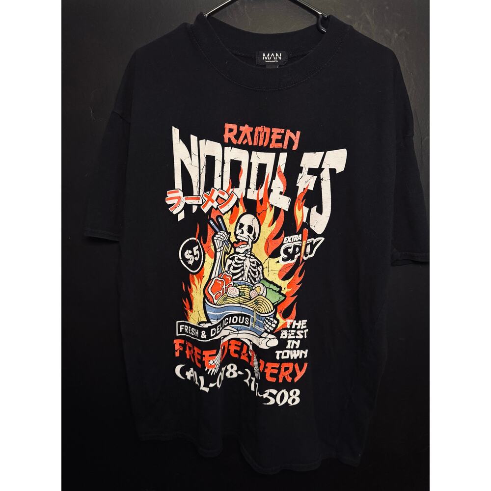 BoohooMan "Spicy Ramen Noodles" Oversized T-Shirt
